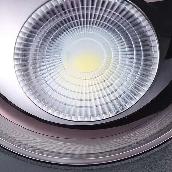 Okrągła lampa sufitowa Vaiolett DL15B-NW downlight LED 15W 4000K czarny