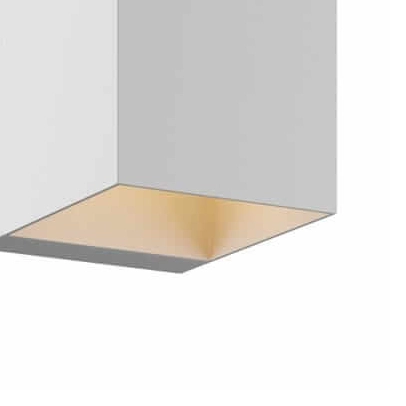 LAMPA ścienna ALASKA LP-104/1W WH Light Prestige metalowa OPRAWA kinkiet prostokątny biały