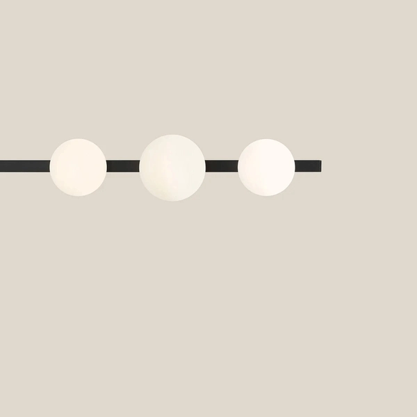 Nowoczesna lampa ścienna Garda 1099Y1 szklane kule białe