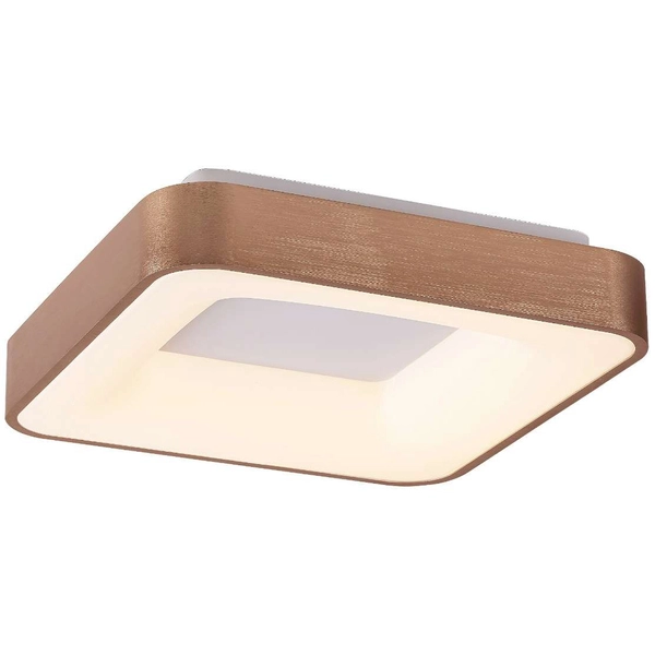 Plafon LAMPA sufitowa CARMELLA 5056 Rabalux kwadratowa OPRAWA metalowa LED 30W 4000K złota biała
