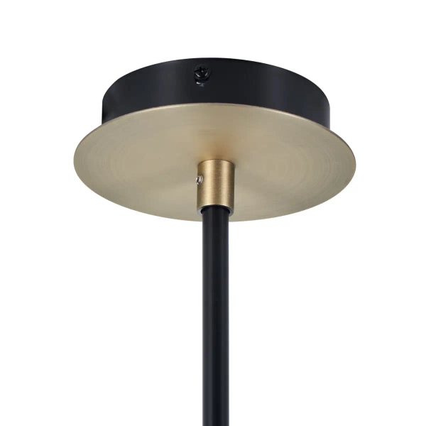 Wisząca lampa Spillo ST-9389-P4 Step sticks kule balls czarne złote