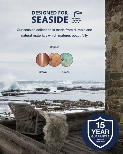 Kinkiet elewacyjny Scorpius 21751030 Nordlux do ogrodu IP33 miedziany