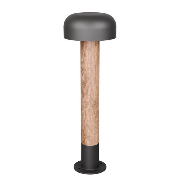 Metalowy słupek zewnętrzny FRASER 562560135 grzyb IP54 szary