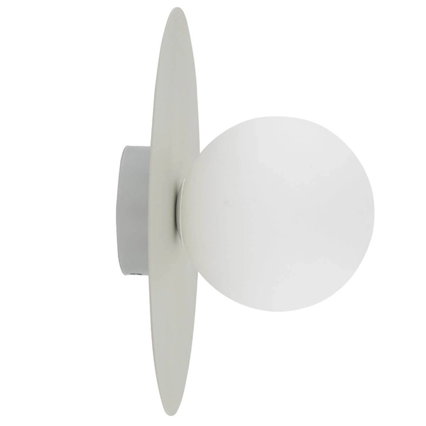 Natynkowa lampa do kuchni Pixi 10231 disc bombka beżowa biała