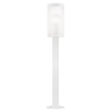 Stojąca lampa zewnętrzna Coupar 2218088001 IP54 tuba biały