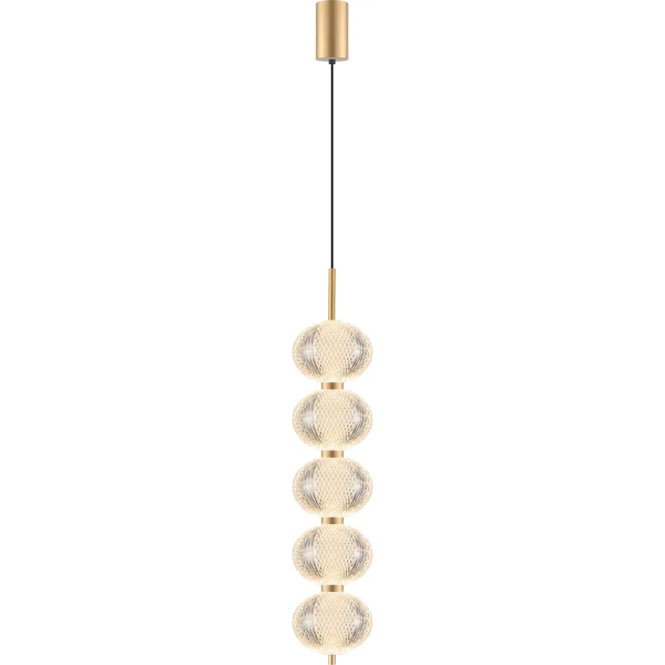 Zwisająca lampa kulista Galatea DU31359/30W LED 30W 3000-6500K złoty