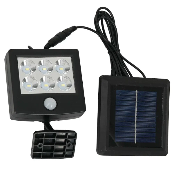 Solarna ogrodowa lampa Depo EKO0616 LED 1,05W 6500K IP44 czarny