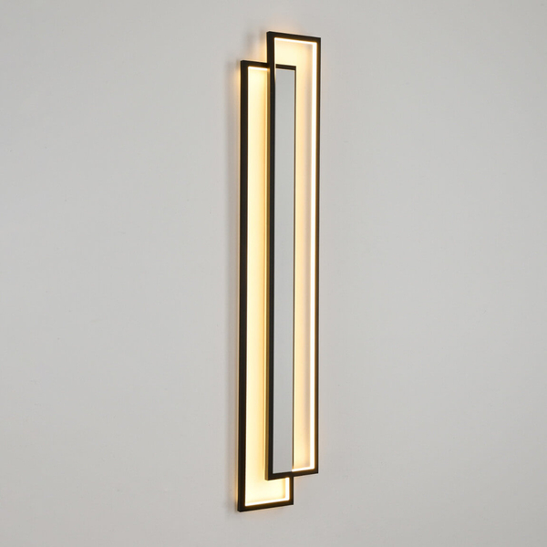 Metalowa lampa ścienna SYMMETRY ST-MD1027M LED 39W 3000K frame czarna