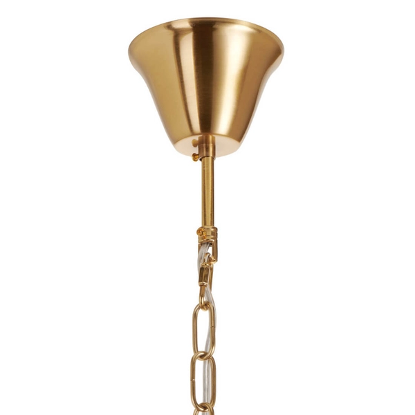 Wisząca lampa pióra EMU ST-DN127 white do salonu biały złoty