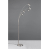 Podłogowa lampa do salonu MARLEY 412400507 Trio tuby sople srebrna