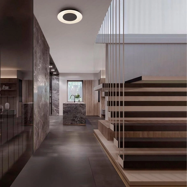 Lampa sufitowa okrągła CAPINOTA LE44800 LED 24W 2700-4000K czarny biały