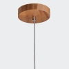 Geometryczna lampa wisząca Physalis QN-PHYSALIS-P-M-TEAK brązowy