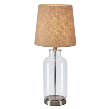 Lampka stołowa Costero 108694 Markslojd tuba abażur naturalna przezroczysta