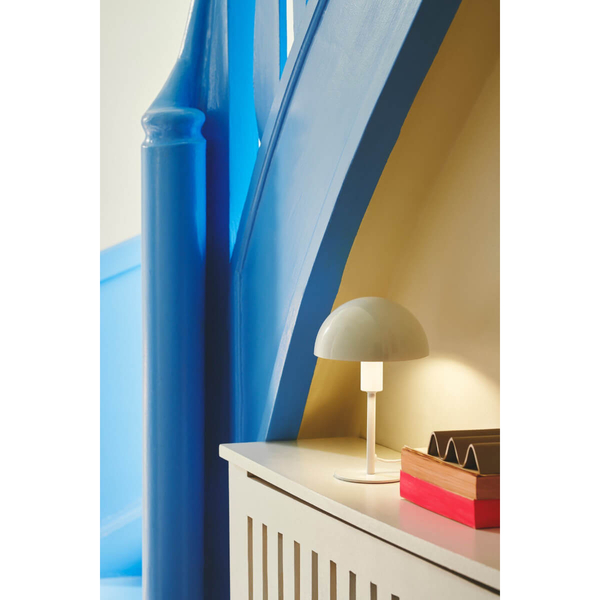 Stojąca lampka stołowa Ellen 2213745001 grzybek biały