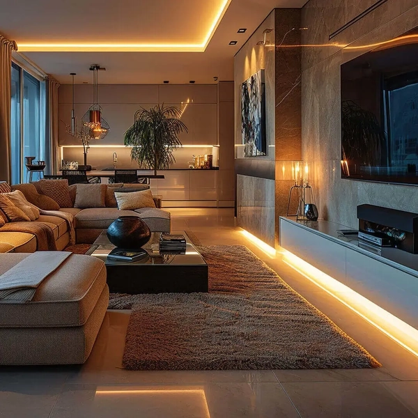 Pasek ledowy 3m z zasilaczem EKZ0892 LED 2,6W/0,5m 3000K IP65 czarny