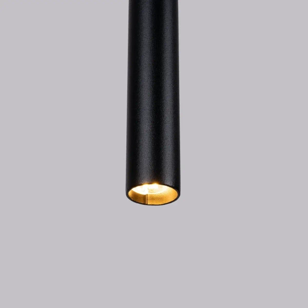 Podłużna lampa wisząca BLISS SL.1462 sopel tuba czarna