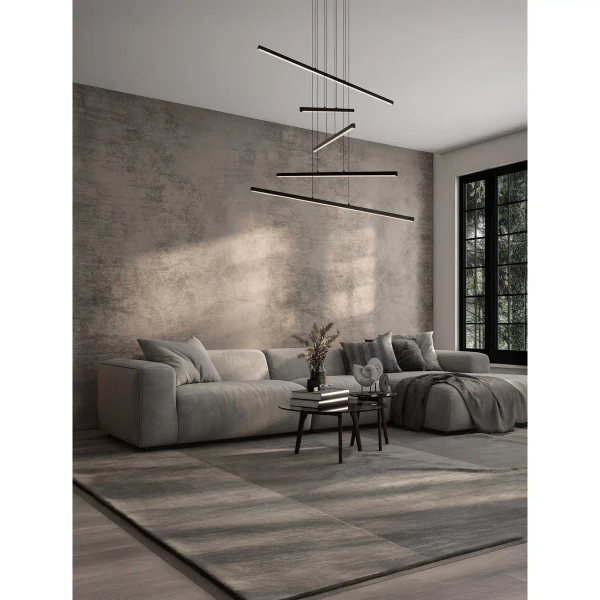 Ściemnialna lampa wisząca CENVIRO LE45449 LED 49W 3200K belka czarna