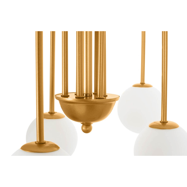 Żyrandol salonowy Neri MSE010100318 balls białe złote