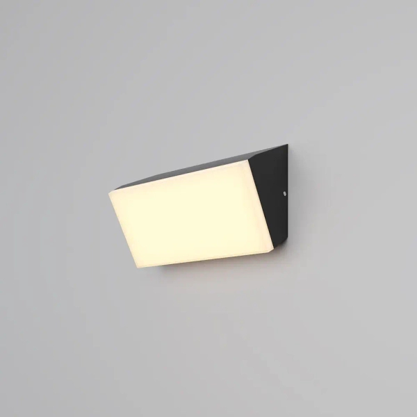 Zewnętrzny kinkiet naścienny Brick O436WL-L10GF3K LED 10W 3000K IP54 grafit