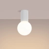 Kulista sufitowa lampa HALO SL.1708 do łazienki IP44 biała