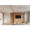 Drewniany downlight sufitowy SL.1040 prostokątny do jadalni