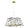 Glamour żyrandol pałacowy Mirabell lampa wisząca jadalniana złota