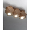 Drewniana lampa sufitowa SL.1010 geometryczna do salonu