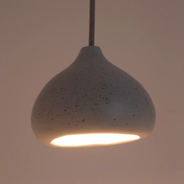 Metalowa lampa zwieszana MAURO 41132 do salonu szary