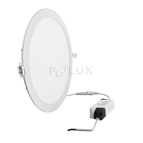 Podtynkowa lampa okrągła MARS 303547 Polux LED 24W 3000K wpust biały