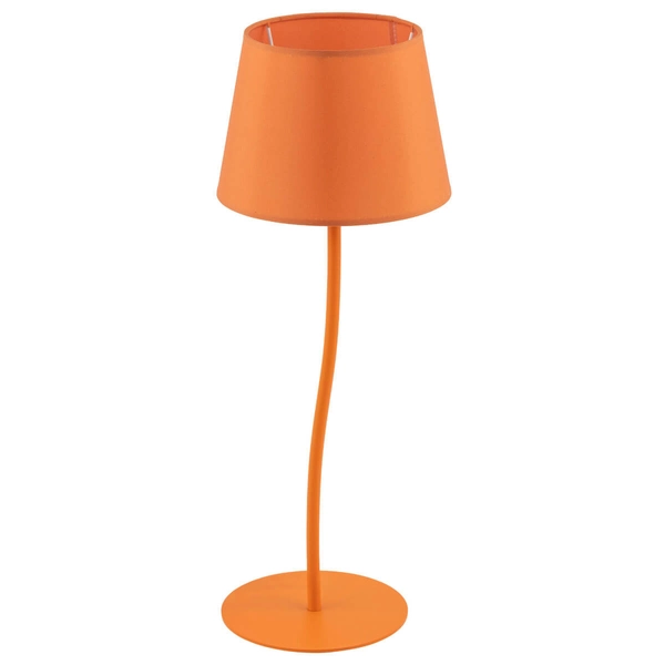 Lampka nocna Nicola 6640 do pokoju dziecięcego pomarańczowa