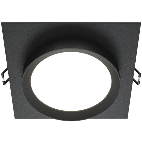 Oprawa wpuszczana sufitowa Hoop DL086-GX53-SQ-B czarna