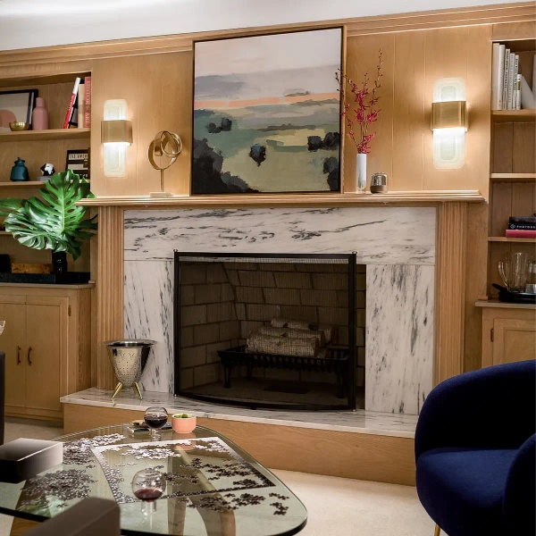 Ledowy kinkiet ścienny Serene KL-SERENE-LED-W-NBR LED 16W 3000K złoty