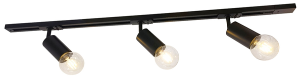 Lampa Marvi 922321-3-BL-SET do systemu szynowego 1-faz czarny