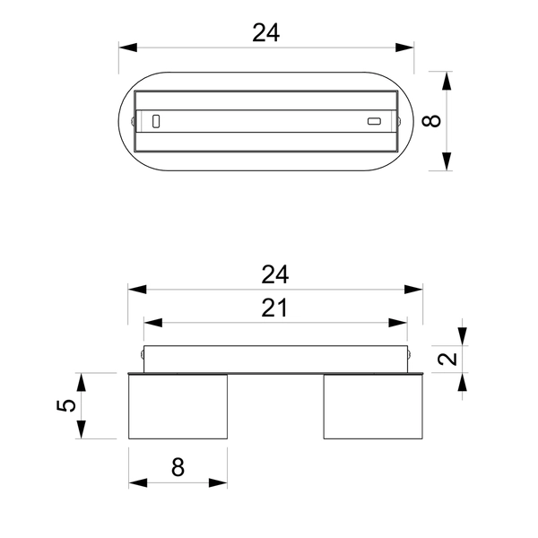 Sufitowa lampa sypialniana Dixie dziecięca biała różowa
