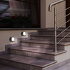 Zewnętrzna LAMPA ścienna AMARILLO 7969 elewacyjna LED 1,5W 3000K z czujnikiem ruchu IP44 czarny OUTLET