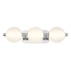 Ścienna lampa Palmas QN-PALMAS-3W-PN LED 27W 3000K IP44 balls nikiel biała