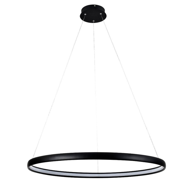 Wisząca lampa nowoczesna Carlo pierścień LED 26W 4000K czarny