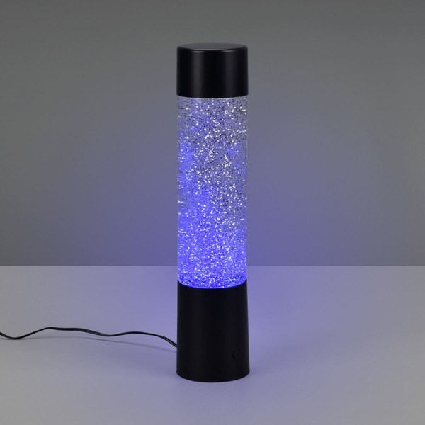 Dekoracyjna lampka biurkowa Glitter R50871032 RL Light LED 1W RGB czarny