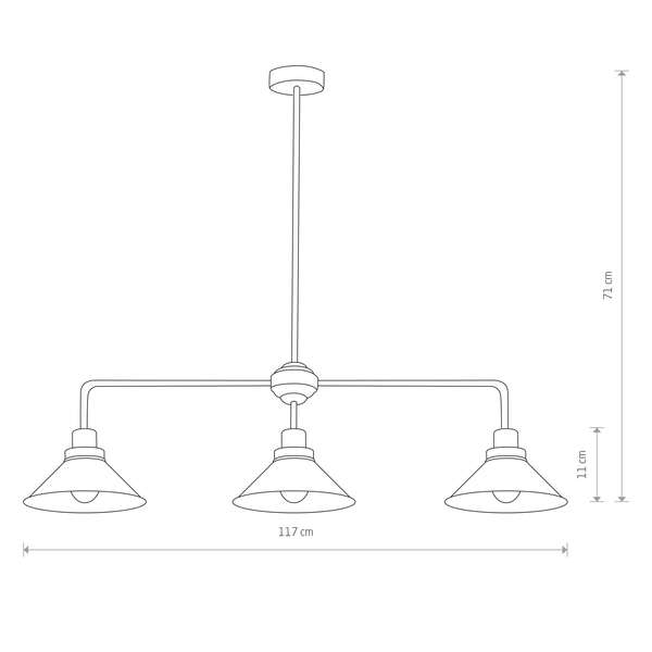 LAMPA wisząca CRAFT 9150 Nowodvorski industrialna OPRAWA na wysięgniku industrialna czarna biała