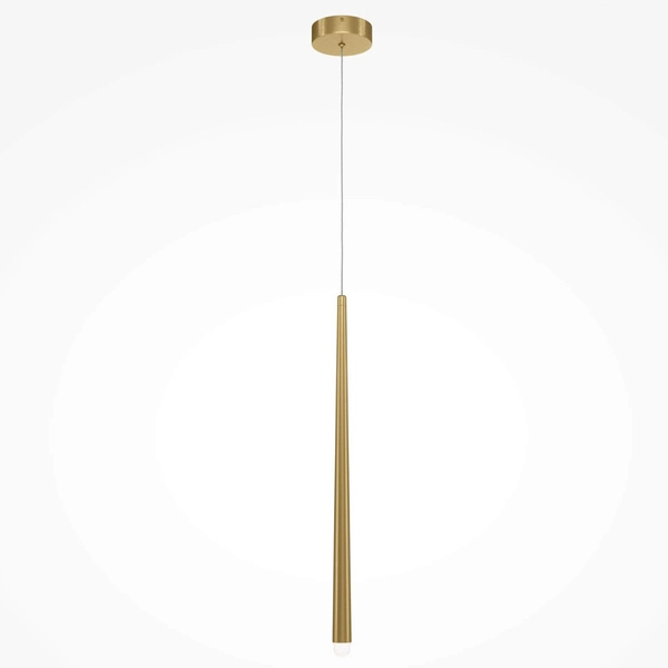 Pojedyncza lampa wisząca Cascade MOD132PL-L36BSK LED 9W sopel mosiądz