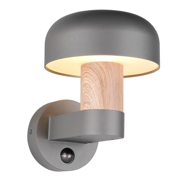 Zewnętrzna lampa ścienna FRASER 262569135 na elewację IP54 szara