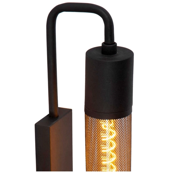 LAMPA ścienna CALIXT 05233/01/30 Lucide industrialna OPRAWA metalowy kinkiet czarny