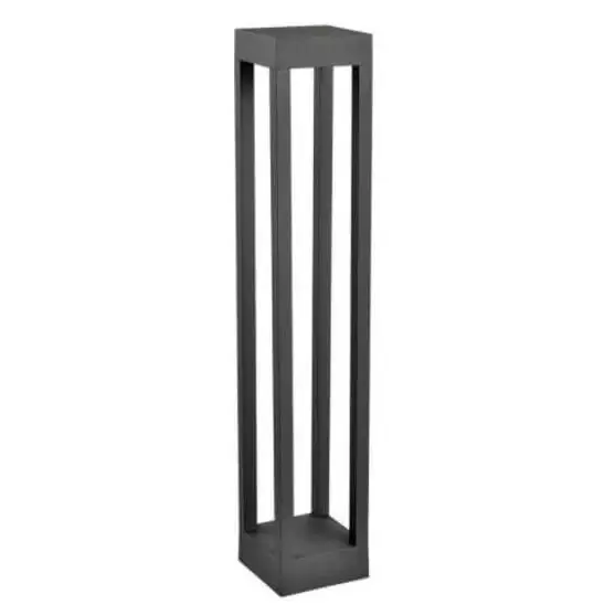 Zewnętrzna lampa stojąca QUBE-GLQ600WW 7W ogrodowa LED 7W 3000K IP65 czarna