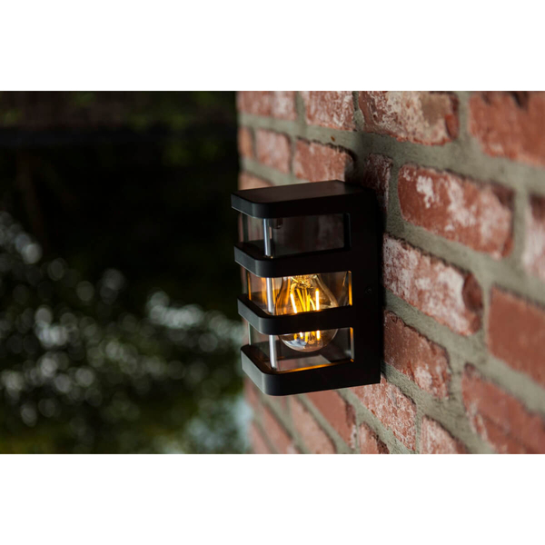 Loftowa lampa ścienna DALTON 5214501330 IP44 przezroczysta czarna