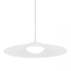 Minimalistyczna ledowa wisząca lampa 22129 LED 12W 3000K spodek biały