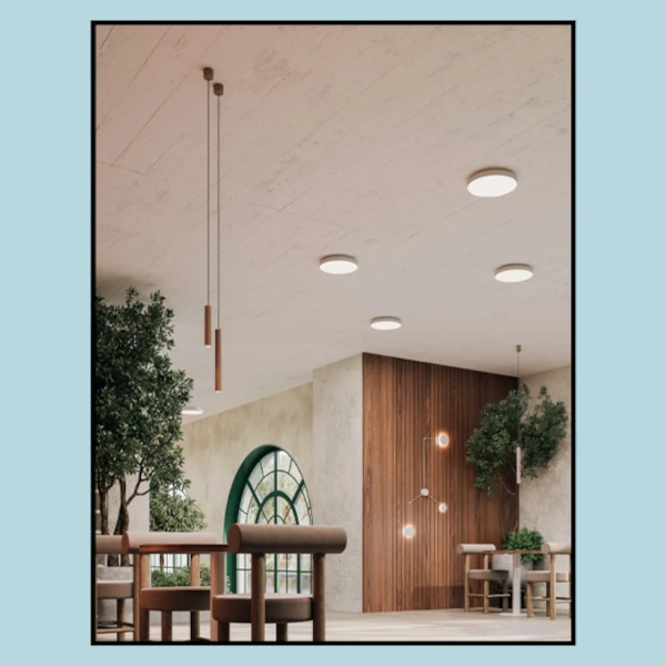 Hermetyczna lampa sufitowa BLOS biała do ogrodu IP54 LED 23W 3000K 47019-M930-D9-00-13