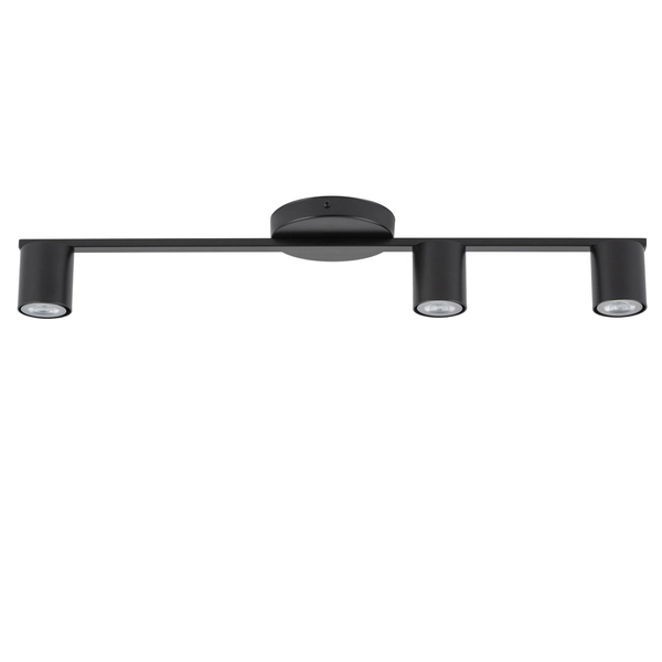 Nowoczesne tuby do przedpokoju Sky czarna lampa metalowa