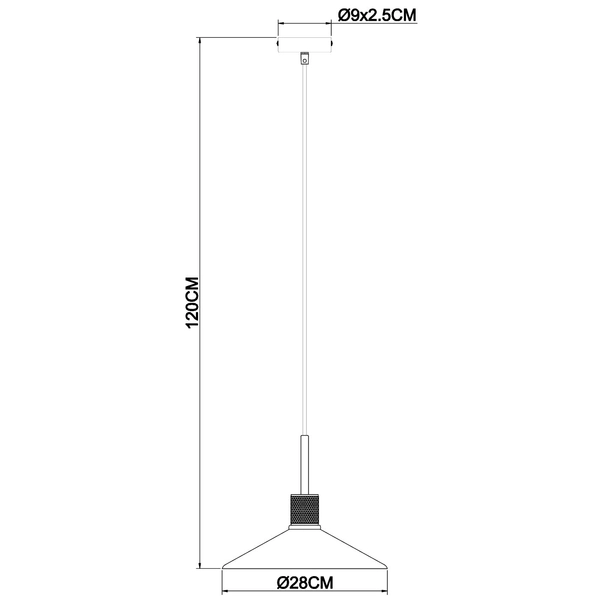 Wisząca LAMPA industrialna ADARA 15461H Globo szklana OPRAWA loftowy zwis przezroczysty mosiądz