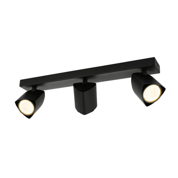 Kierunkowa lampa biurowa Merusa nowoczesny spot czarny