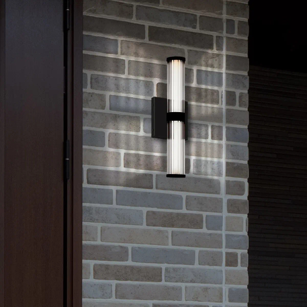 Łazienkowy kinkiet Fayton QN-FAYTON-S-BK LED 14W 3000K IP44 rurka czarny